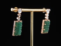 Shivakshi Polki And Diamond Long Earrings