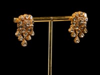 Shabina Polki And Diamond Long Earrings