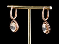 Zeenal Polki And Diamond Long Earrings