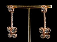 Ayesha Polki And Diamond Long Earrings