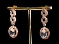 Roohi Polki And Diamond Long Earrings