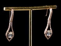 Kanishka Polki And Diamond Long Earrings