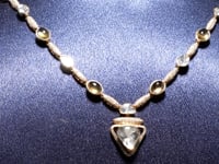 Mishika Polki And Diamond Necklace