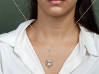 Shaina Polki And Diamond Pendant