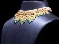 Mayuri Necklace And Vinaika Long Earrings Polki Set