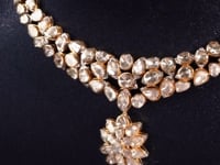 Girija Polki And Diamond Necklace