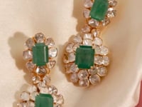 Meloni Polki Long Earrings