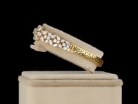 Hallie Diamond Bangle