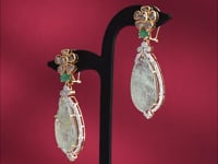Elarin Diamond Long Earrings