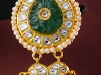 Saeli Polki Long Earrings