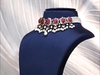 Camille Polki And Diamond Choker