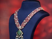 Noelle Polki And Diamond Bead Pendant