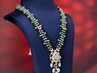 Aria Polki And Diamond Bead Pendant