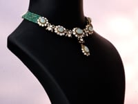 Tia Polki And Diamond Bead Pendant