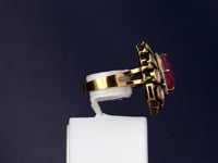 Tia Polki And Diamond Ring