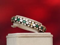 Naira Polki And Diamond Bangle