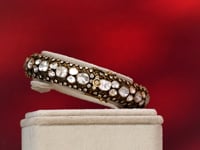 Nadia Polki And Diamond Bangle