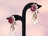 Nyla Polki And Diamond Long Earrings
