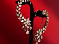 Aethira Polki And Diamond Long Earrings