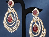 Diamond Long Earrings