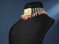 Shruti Polki Bead Choker
