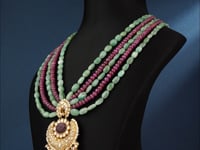 Pavaki Polki Bead Pendant