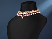 Azalea Polki  And Diamond Necklace