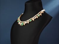 Vritika Polki And Diamond Necklace