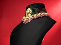 Misri Polki Bead Choker