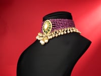 Edith Polki Bead Choker