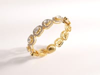 Nancy Polki  And Diamond Bangle