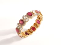 Avae Polki And Diamond Bangle