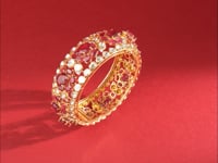 Nola Polki And Diamond Bangle