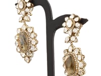 Anuja Polki And Diamond Long Earrings