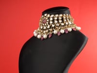 Samrin Polki And Diamond Necklace