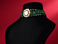 Zubi Polki Bead Choker