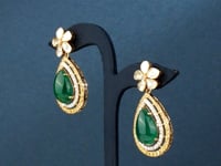 Opalina Polki And Diamond Long Earrings