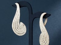 Ahana Diamond Long Earrings