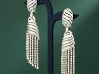 Olyvia Diamond Long Earrings