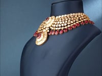 Juhi Chawla - Adya Polki And Diamond Necklace