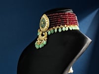 Pelona Polki Bead Choker