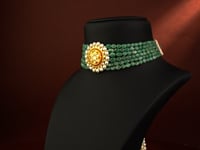 Riddhi Polki Bead Choker