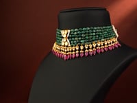 Naima Polki And Diamond Bead Choker