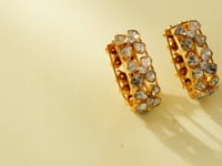 Corisa Polki And Diamond Hoops