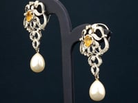 Diamond Long Earrings