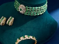 Sakshi Emerald Hoops