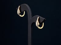 Rashmika  Diamond Hoops