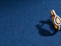 Rashmika  Diamond Hoops