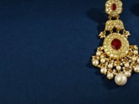 Dharvi Polki Long Earrings