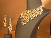 Dharvi Polki Long Earrings